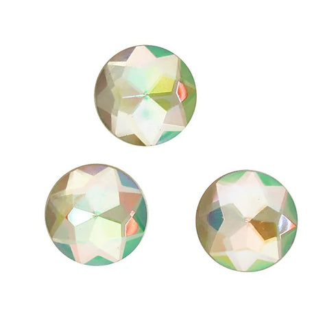20mm Round AB Colours Rhinestones
